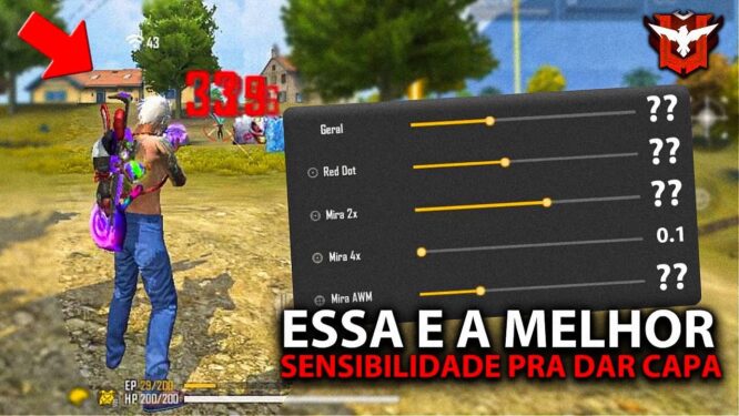 Melhor sensibilidade free fire mobile android e IOS