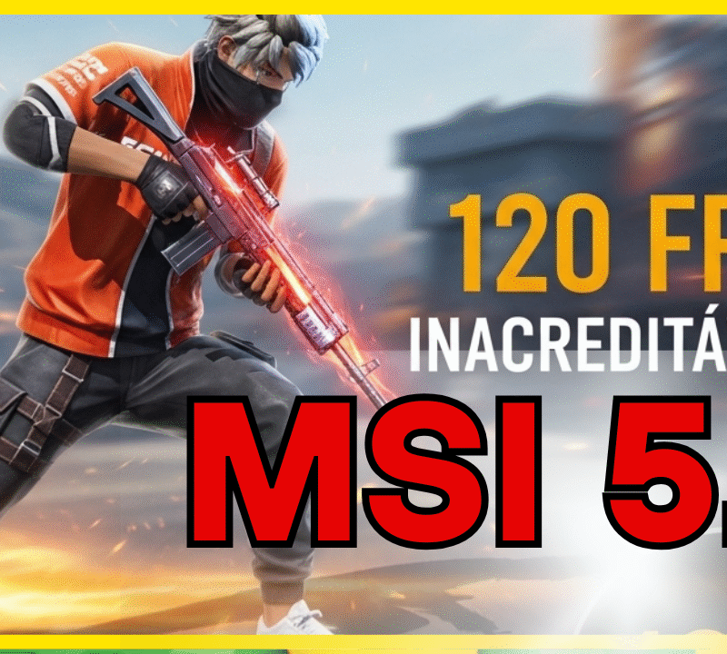 MSI 5.9 PRO: Alcance 120 FPS no Free Fire com Máxima Segurança